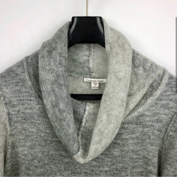 Coldwater Creek wool blend color block sweater grey - Size: 2X women’s - Picture 7 of 13